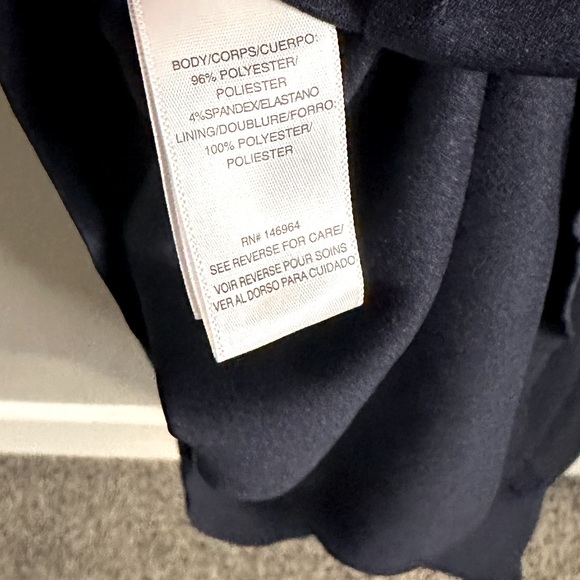 Nordstrom Julia Jordan Flutter Sleeve Midi Dress NAVY SZ 14 - NEW! - Picture 13 of 15